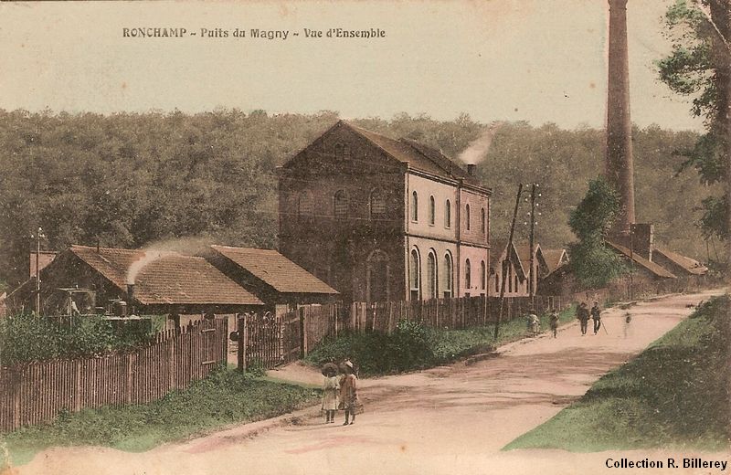 Le puits du Magny vers 1910