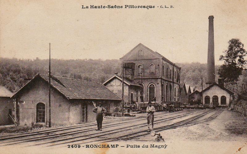 Le puits du Magny vers 1910