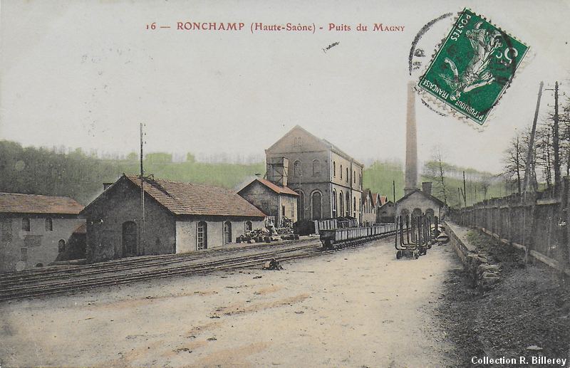 Le puits du Magny vers 1910