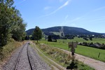 Station Metabief au fond