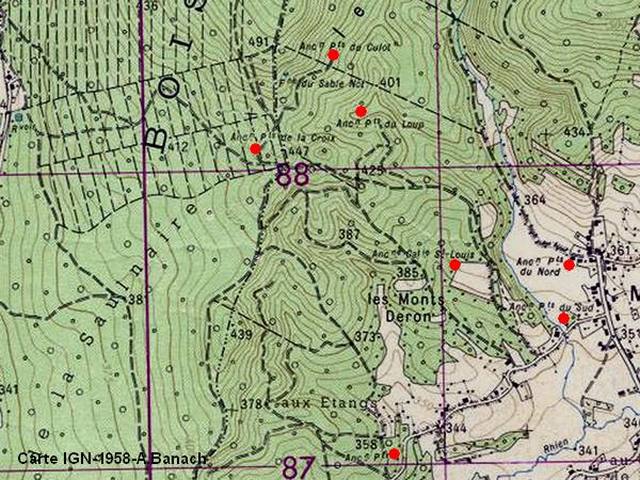 Carte ign de 1958