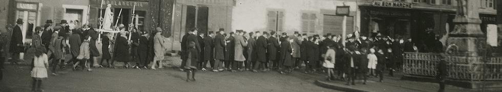 Le cortège de Sainte barbe