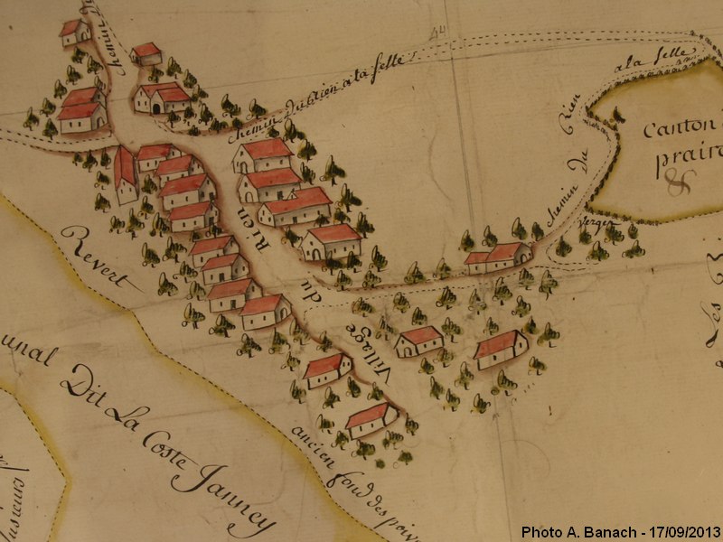 Plan du village du Rhien