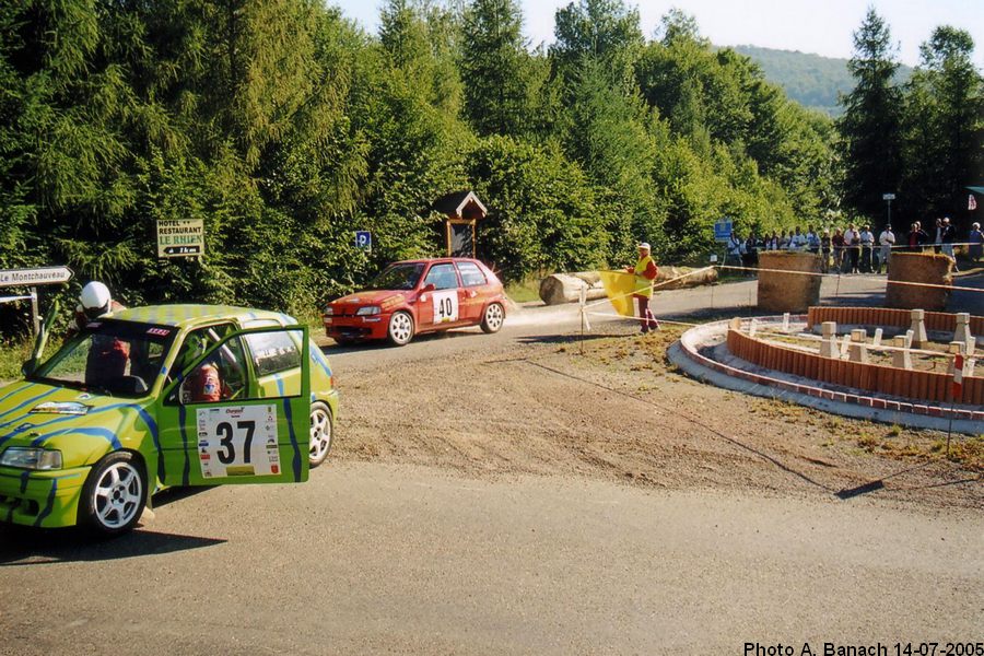 Voitures du Rallye