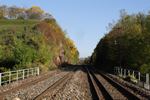 La butte coupée en deux par la sncf