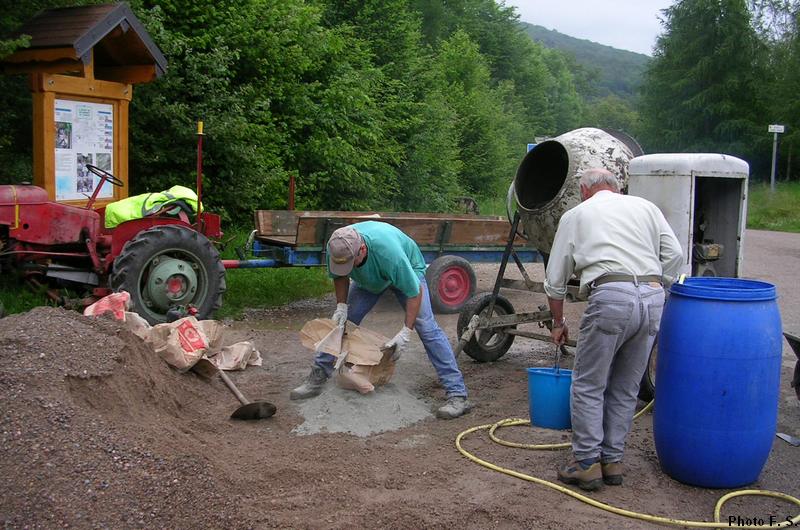 La préparation du béton