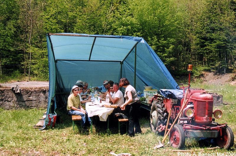 Le stand aménagé