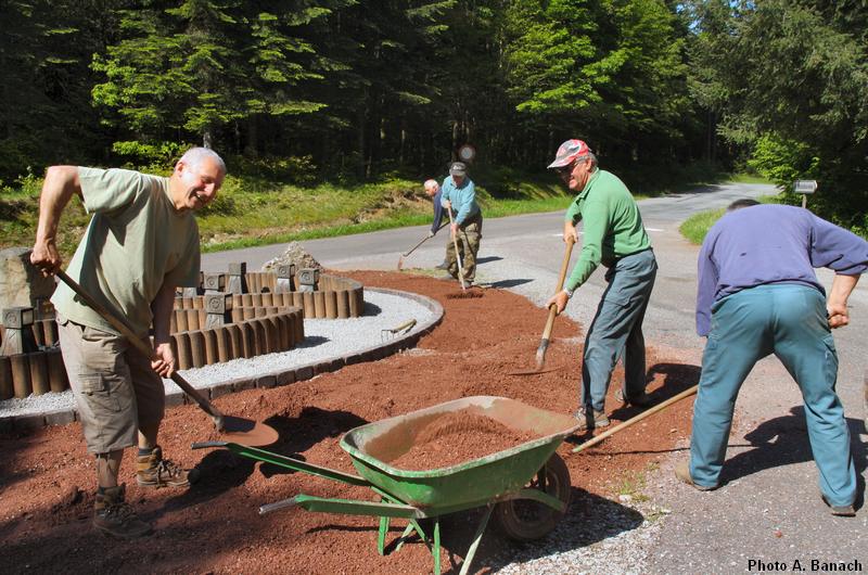 Les hommes à l'ouvrage