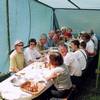 Le repas sous le stand