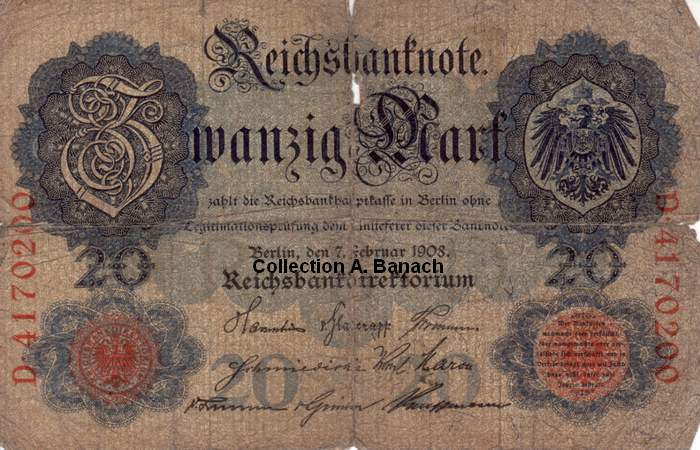 Billet de banque allemand