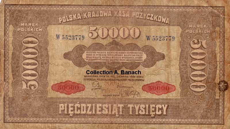 Billet de banque polonais