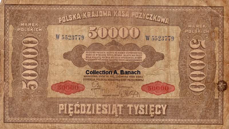 Billet de banque polonais