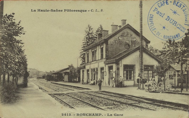 La gare des voyageurs de Ronchamp