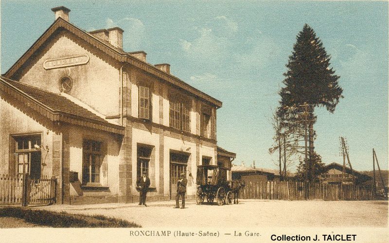 La gare des voyageurs de Ronchamp