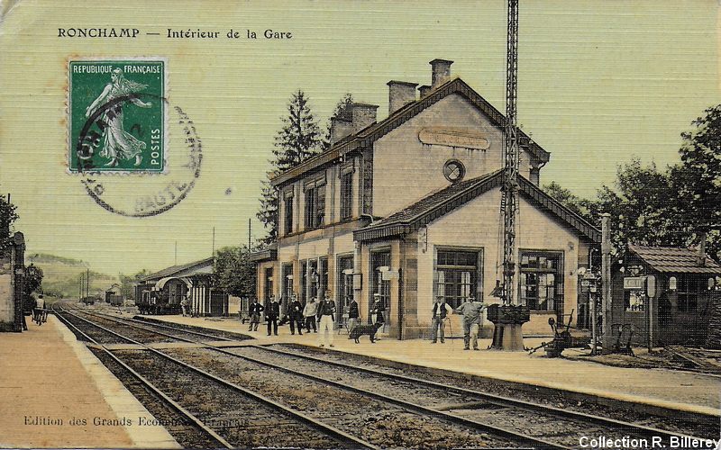 La gare des voyageurs de Ronchamp