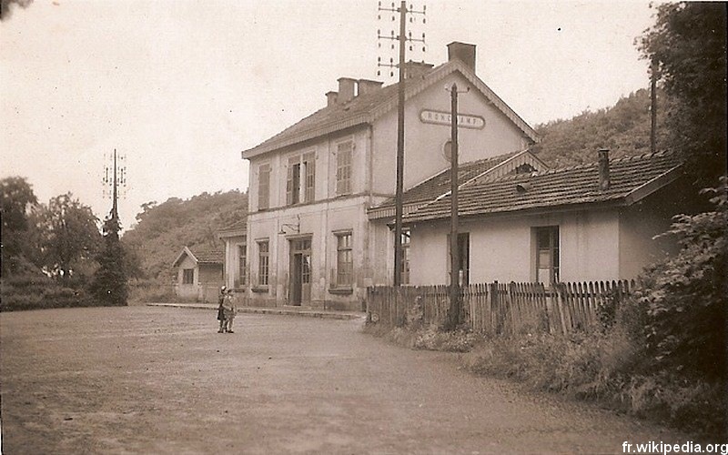 La gare des voyageurs de Ronchamp