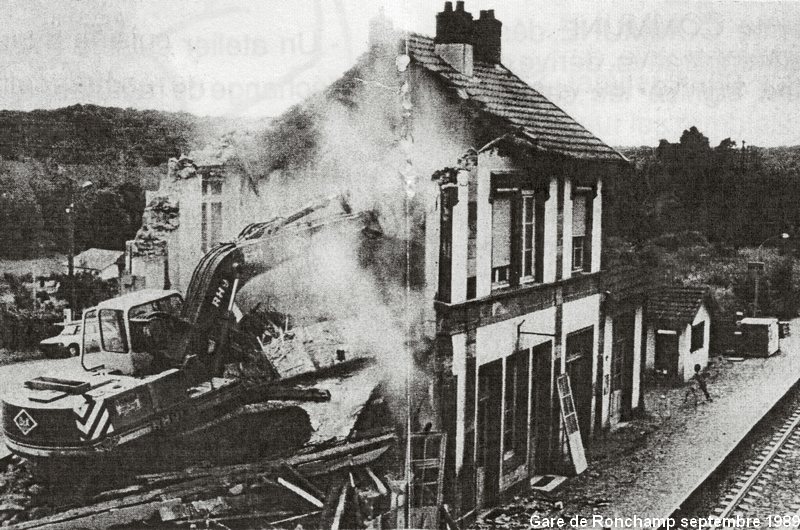 La gare est rasée