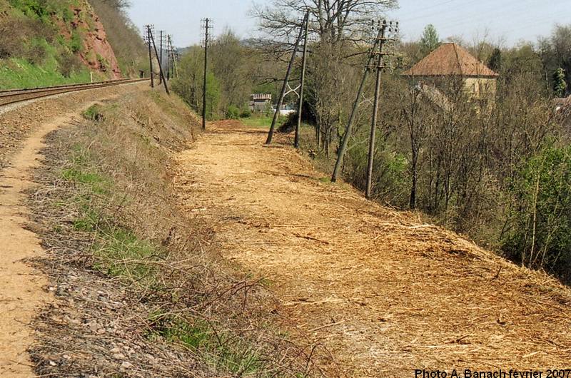 Emplacement voie ferrée