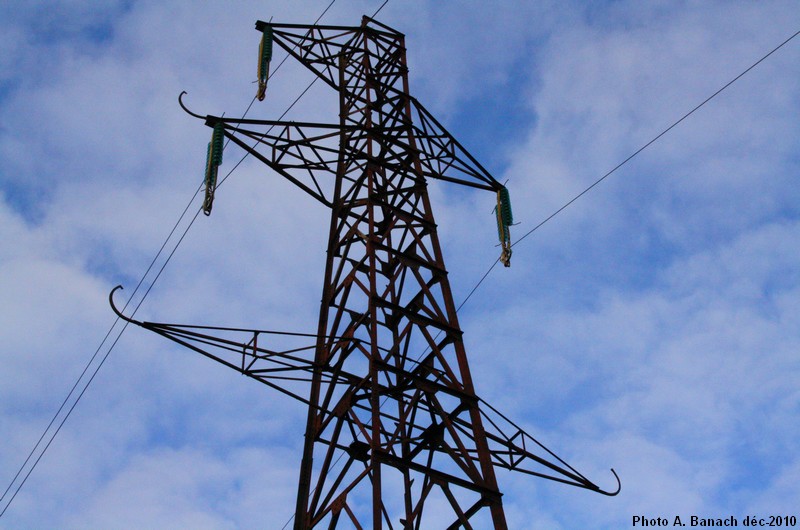 Les câbles suspendus aux poulies