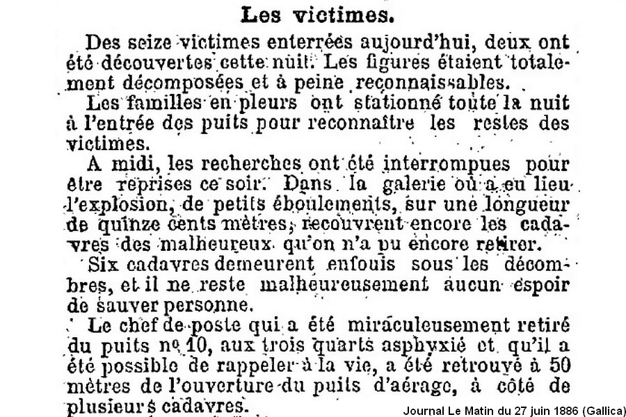 Coupure Journal 1886