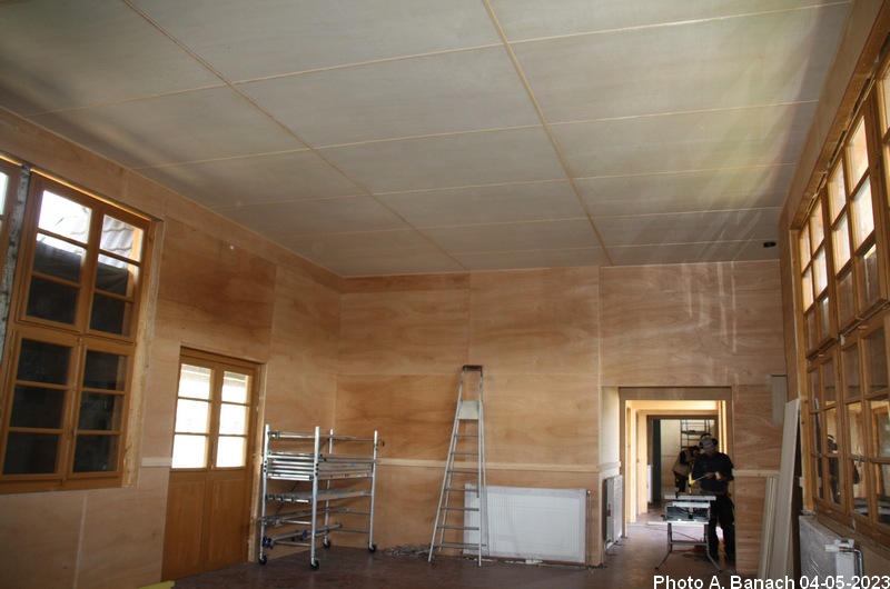 Le plafond salle Est