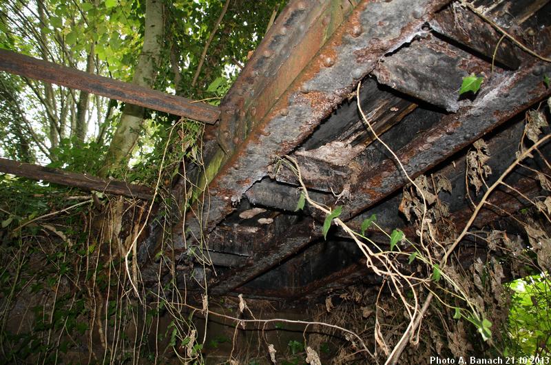 Les vestiges du pont