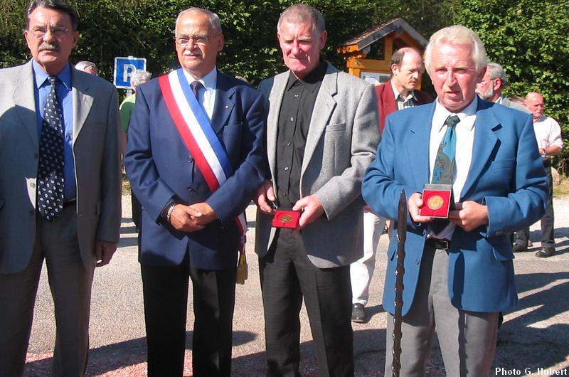 Remise de médailles