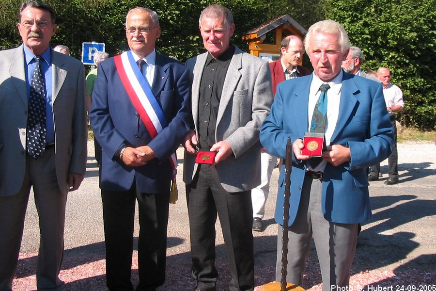 Remise de médaille