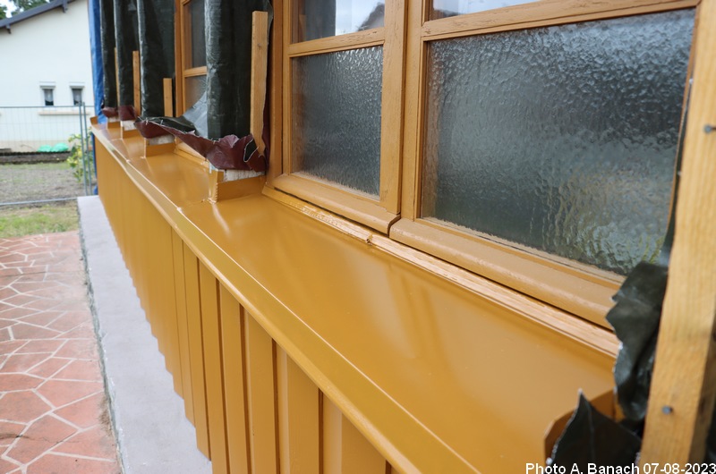 Mise en peinture de appuis