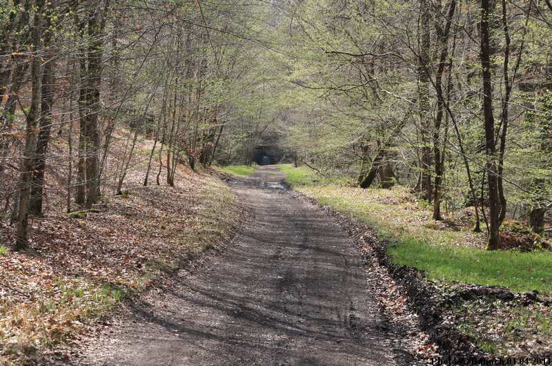 L'emplacement de la voie ferrée