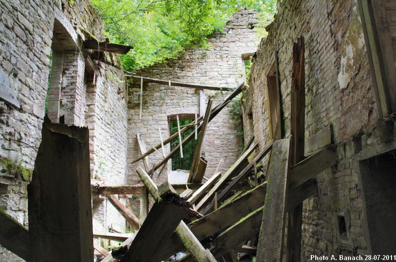 La maison du gardien en ruines