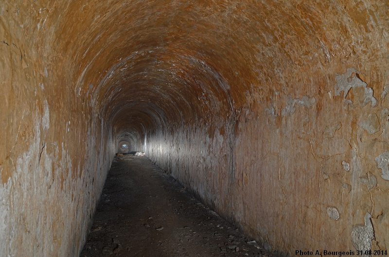 Le souterrain coté sortie