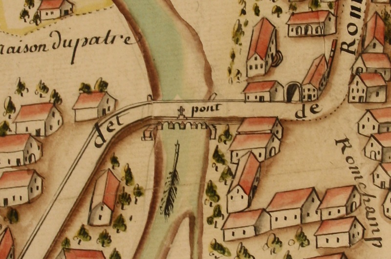 Plan de ronchamp et du pont