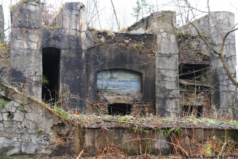 Des vestiges en béton