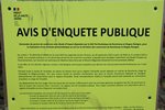 Panneau avis enquête