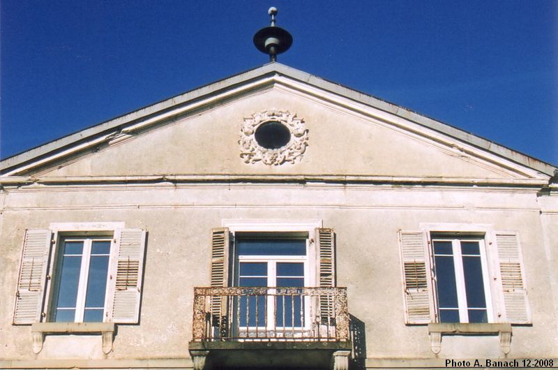 Détail du fronton