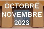 Travaux de octobre novembre 2023