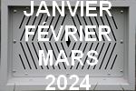 Travaux de janvier à mars 2024