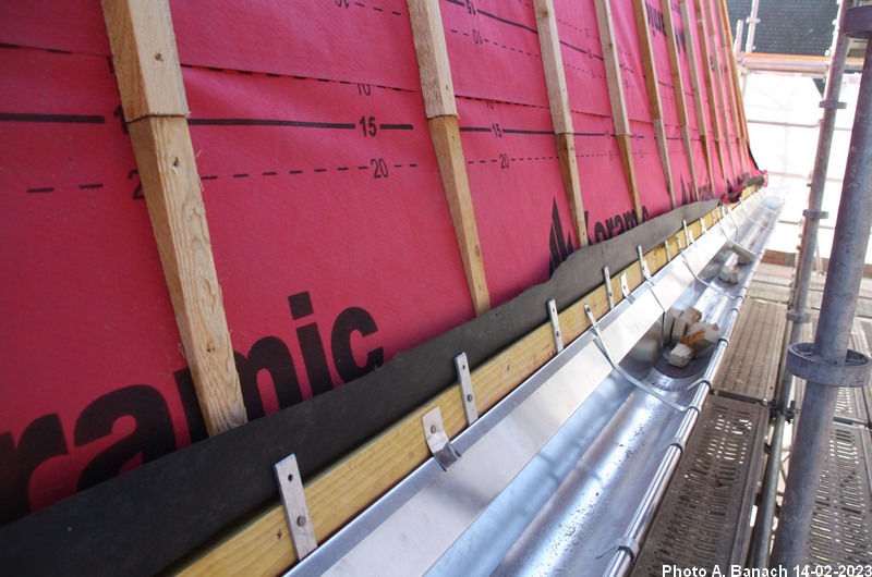 Fixation des chéneaux