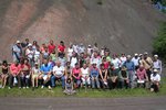 Le groupe devant le terril