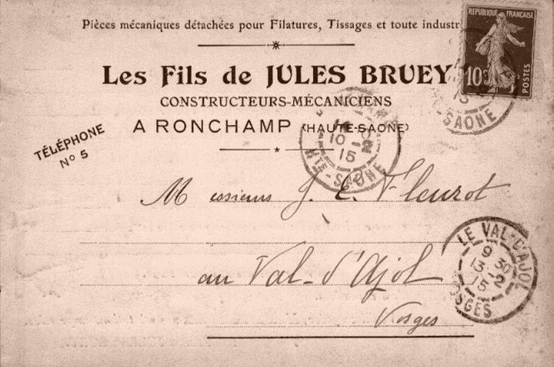 Carte correspondance