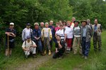 Le groupe sur le chemin de Fresse