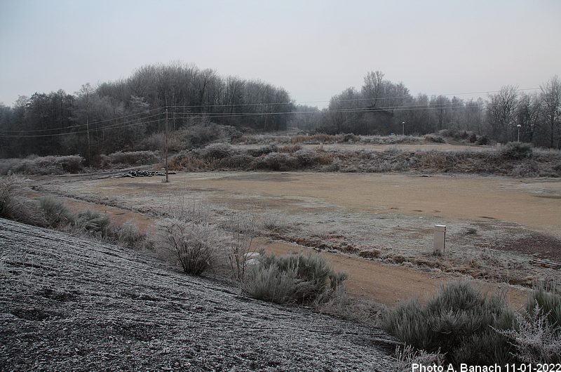 Aire de passage en hiver 