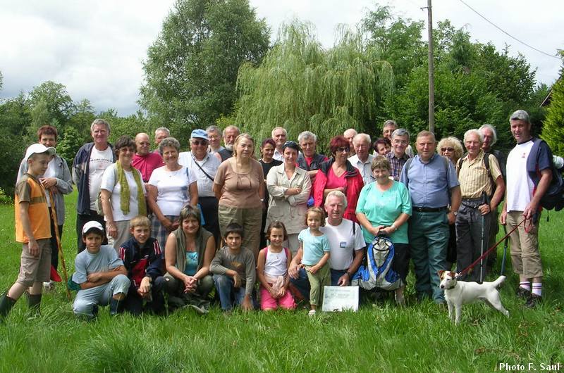 Le groupe de marcheurs