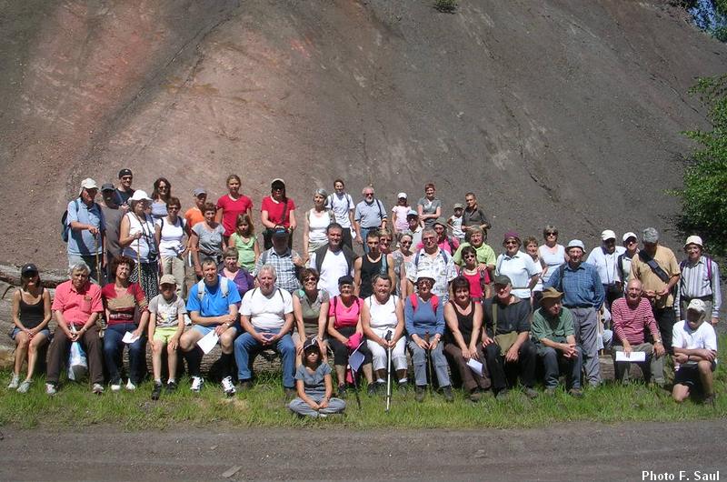 Le groupe de marcheurs