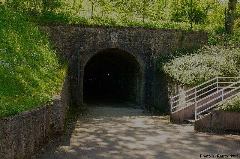 Entrée de la galerie de visite