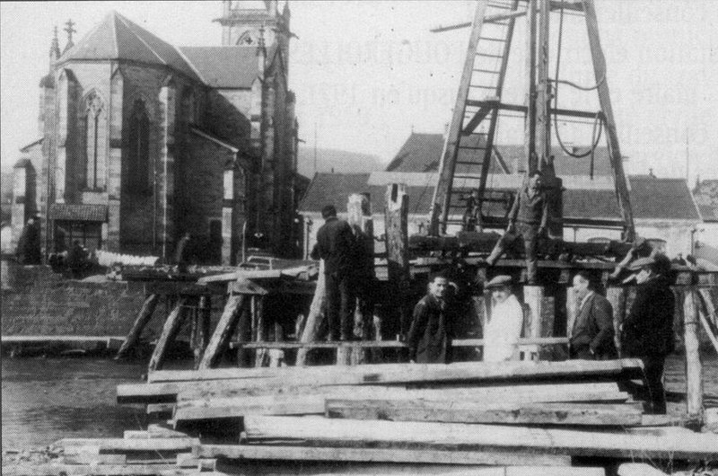 Construction d'un pont