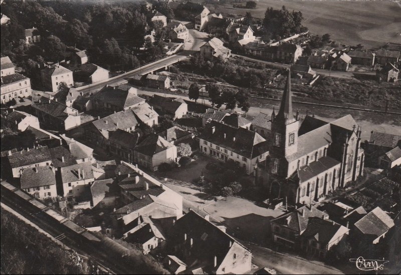 Vue aérinne Ronchamp