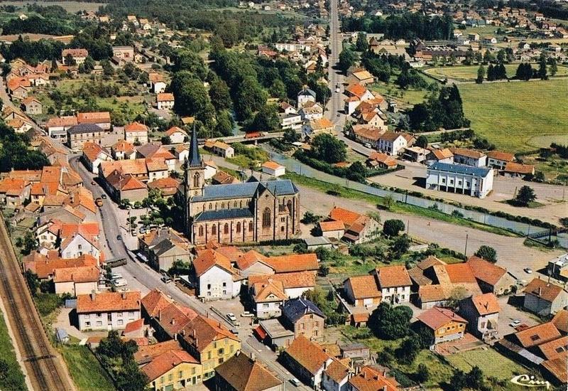 Vue aérinne Ronchamp