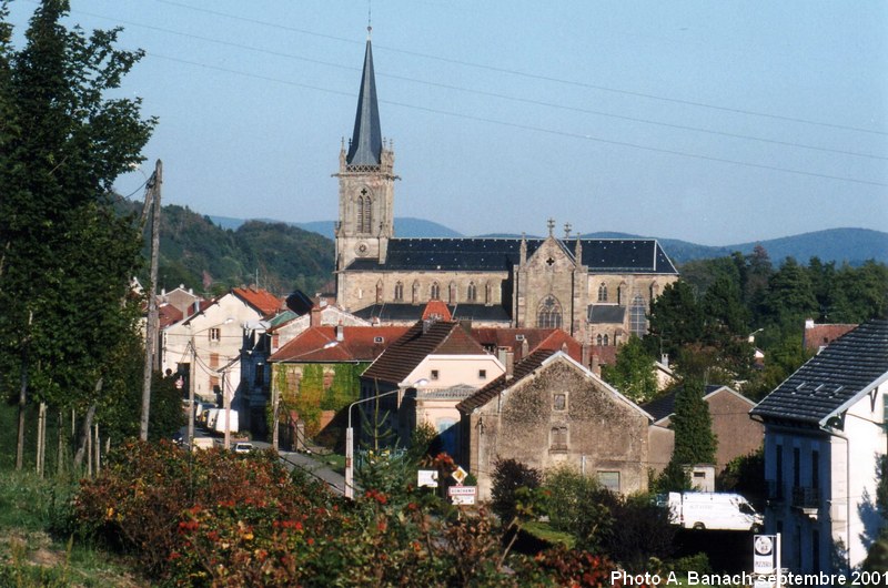 L'église vue de la gare